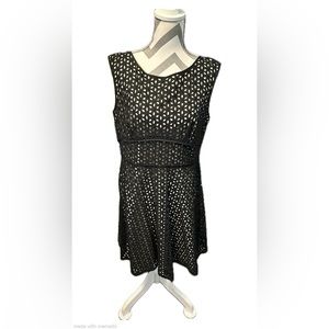 Loft black lined size 12P dress